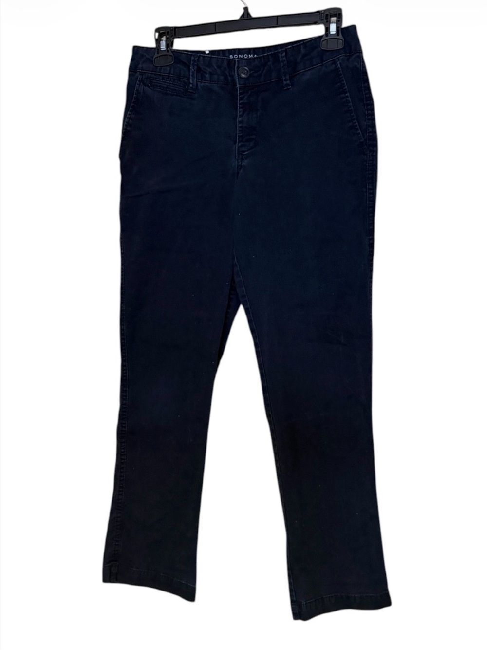Sonoma Straight-Leg Pants in Black